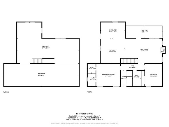 2D with Dimensions Floor Plan for 137 Gander Gap Road-2