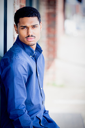 Sutdio and Outdoor, Urban Headshots for a local musician, actor in Atlanta GA