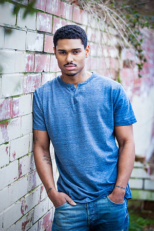 Sutdio and Outdoor, Urban Headshots for a local musician, actor in Atlanta GA