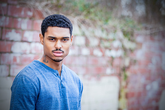 Sutdio and Outdoor, Urban Headshots for a local musician, actor in Atlanta GA