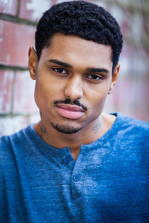 Sutdio and Outdoor, Urban Headshots for a local musician, actor in Atlanta GA